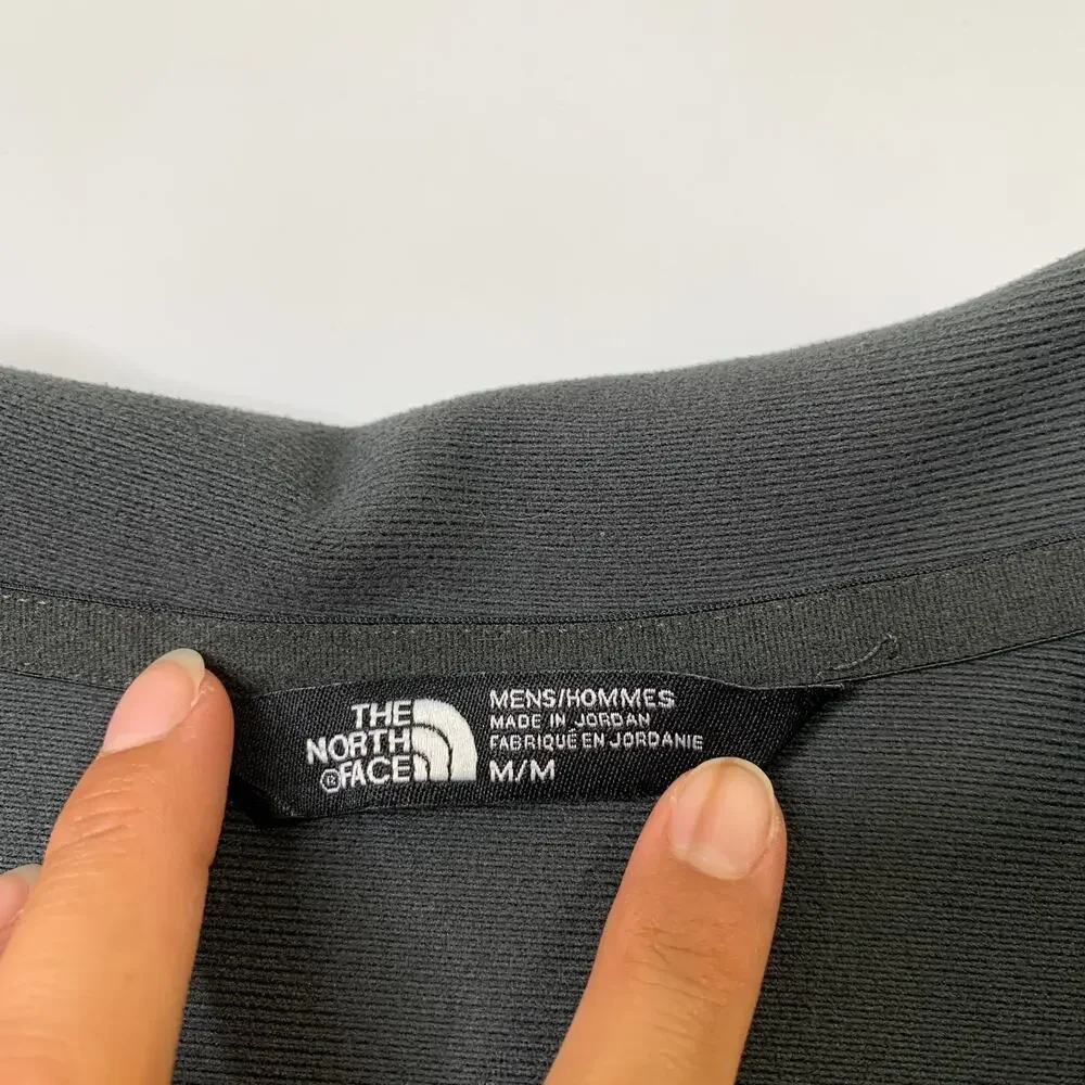 The North Face Sweatshirt Mens M Medium Graphite Tech Glacier 1/4 Zip Pullover